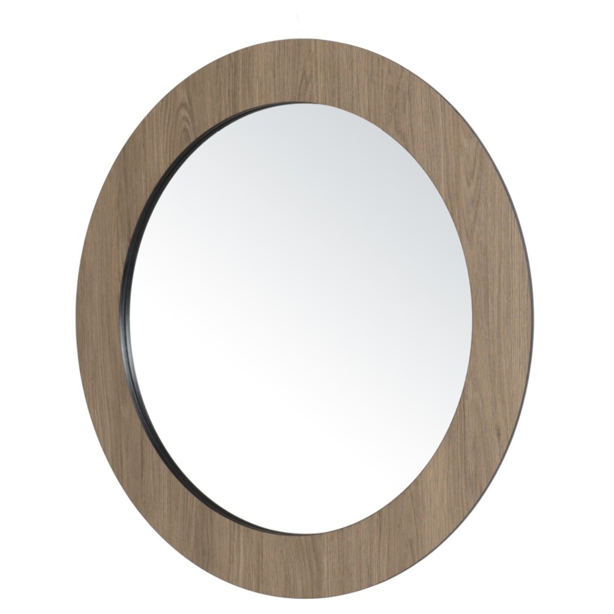 JULIA - Miroir rond 80x80cm couleur mocha