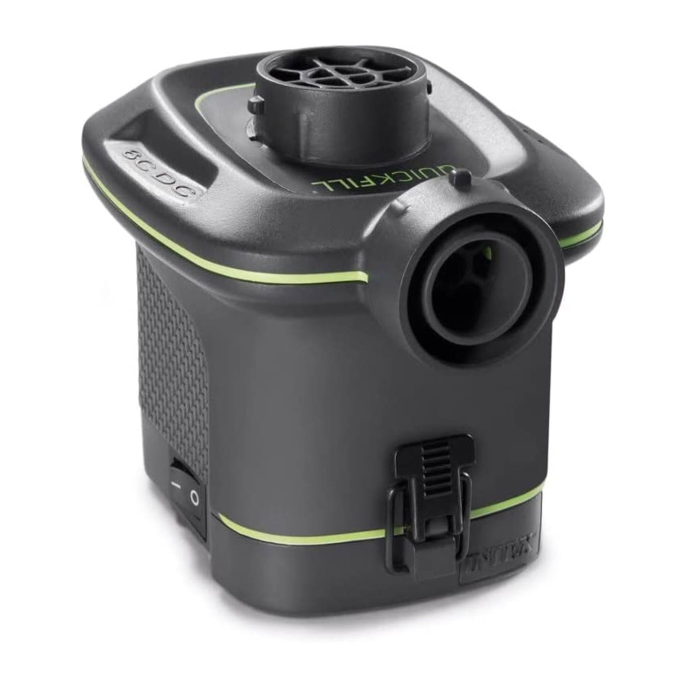 Intex Materasso Gonfiabile Dura-Beam Prestige Downy Matrimoniale con Pompa a Batteria, 152x203x25 cm