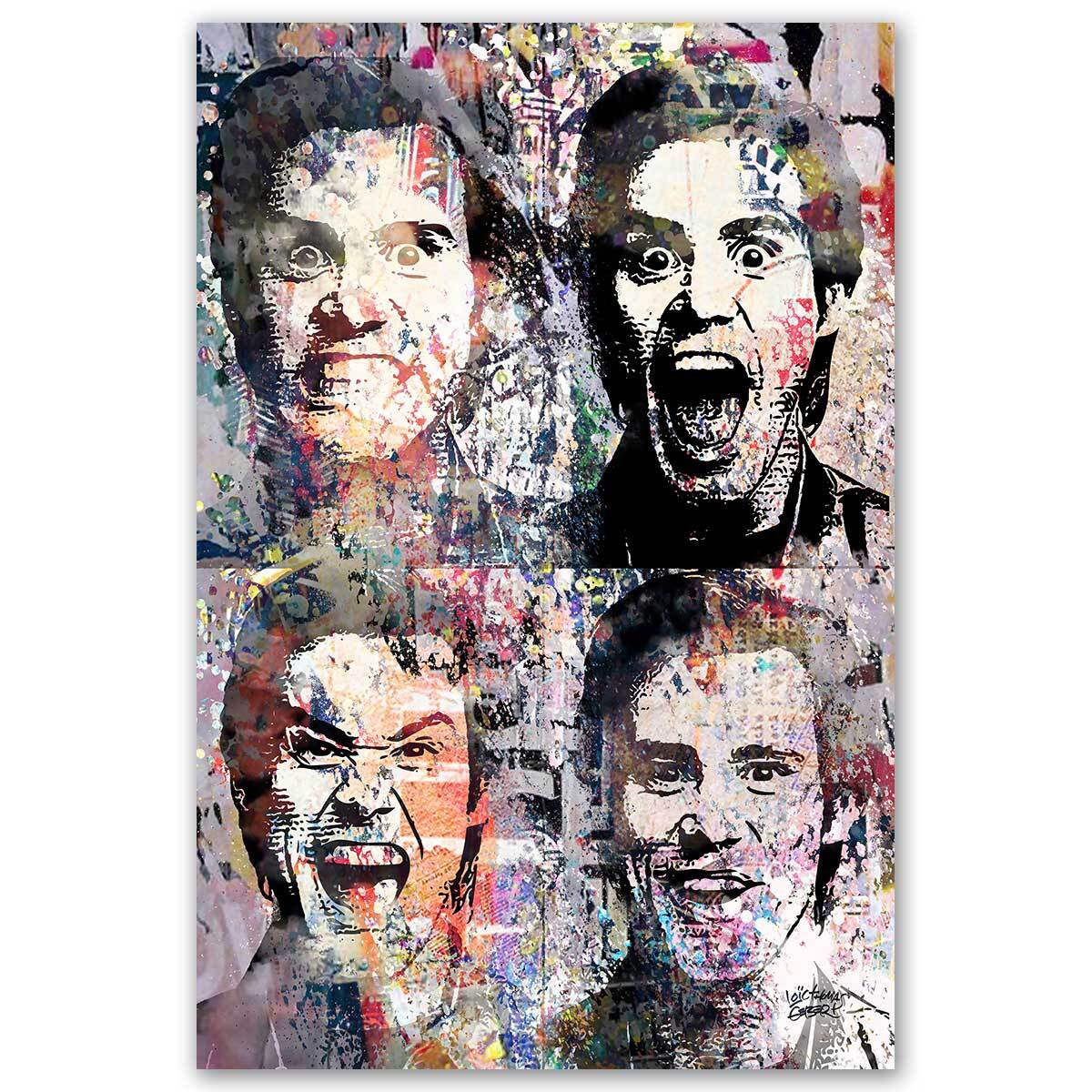 Affiche art tableau Jim carrey the mask Affiche seule