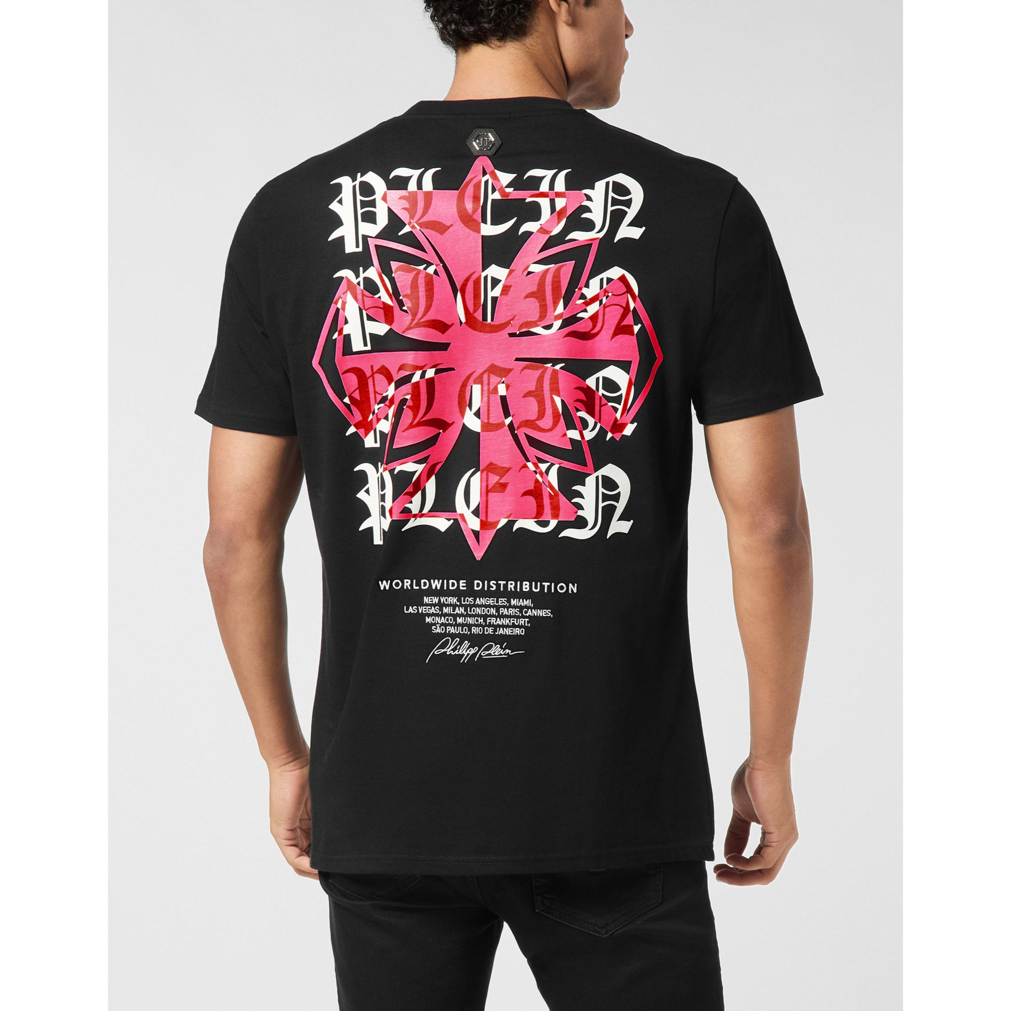 PHILIPP PLEIN Camiseta Cuello Redondo Ss CREST