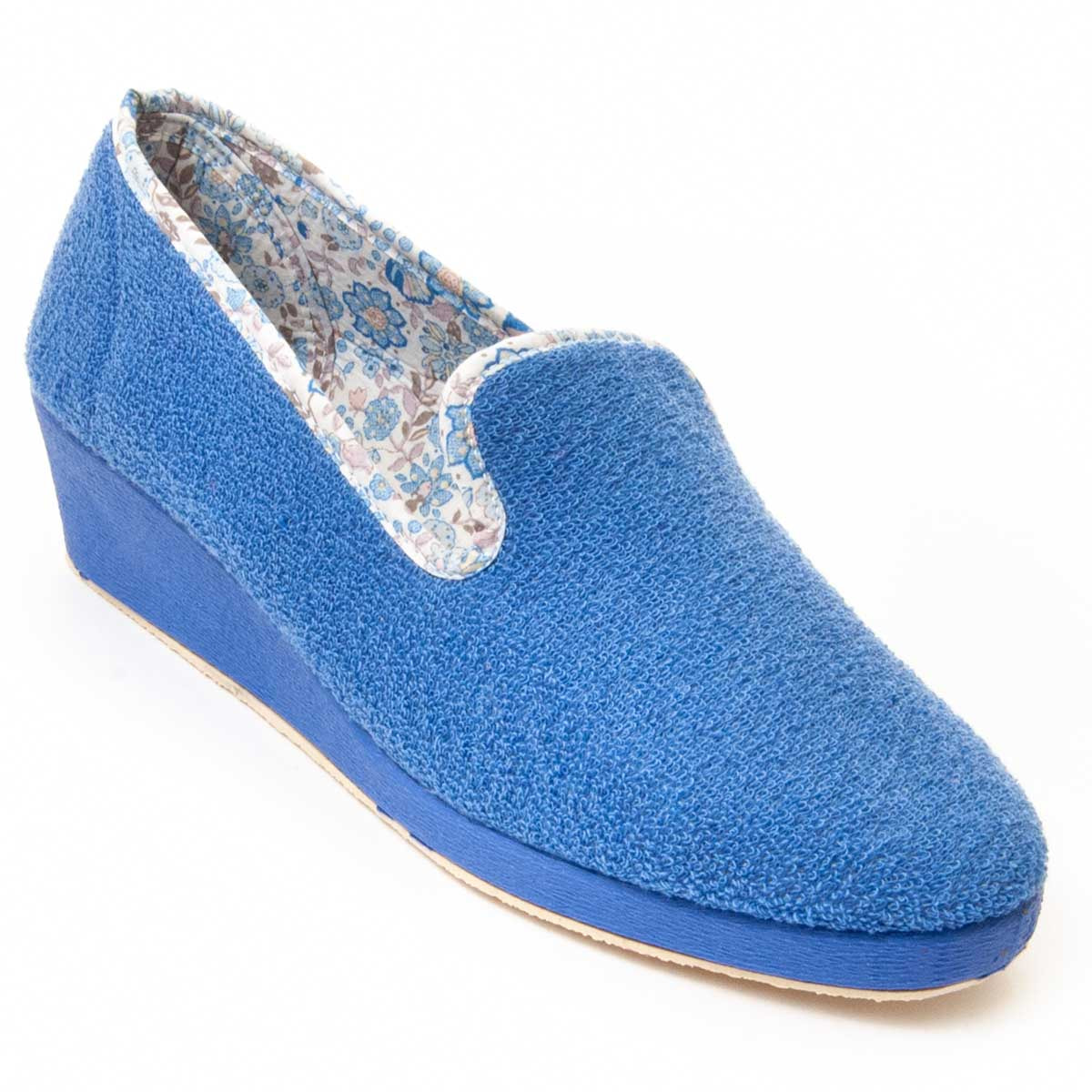 Slippers de Cuña - Azul - Altura: 4 cm