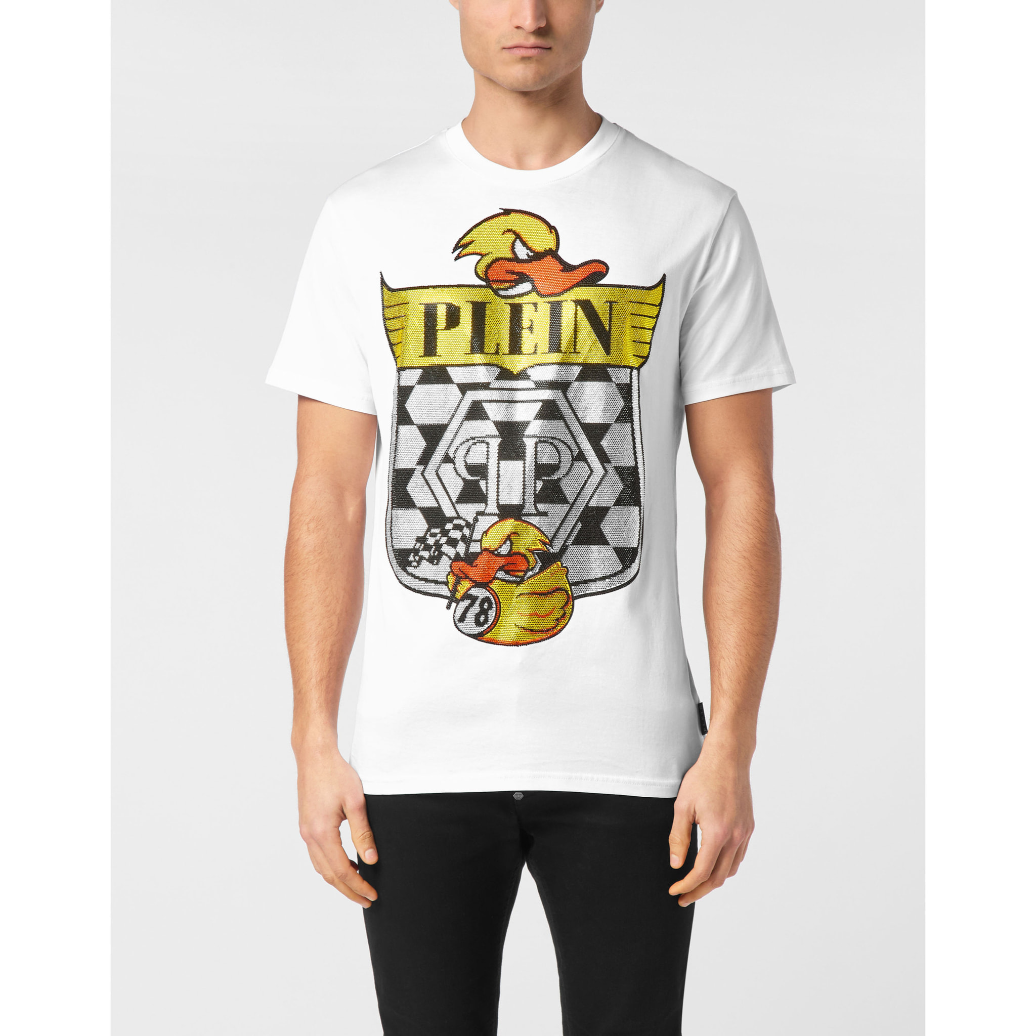 PHILIPP PLEIN T-Shirt Round Neck DUCK