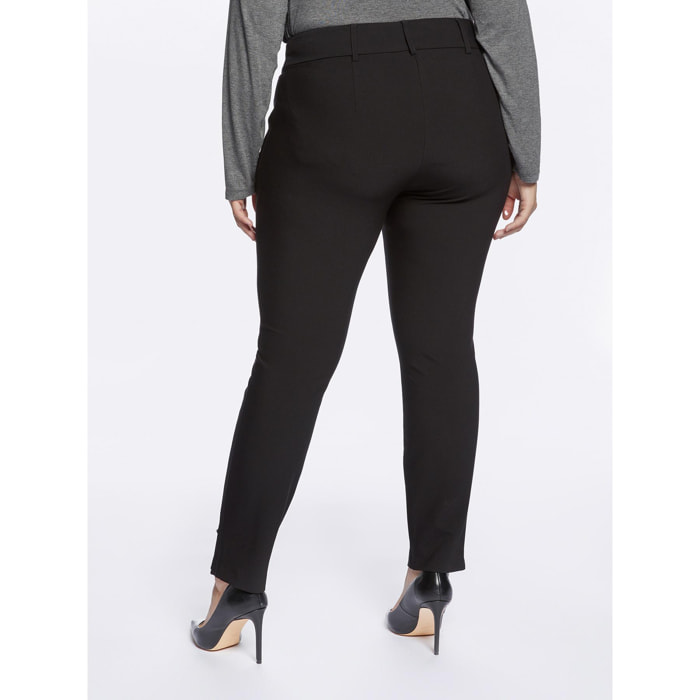 Fiorella Rubino - Pantalones skinny de tejido técnico - Negro