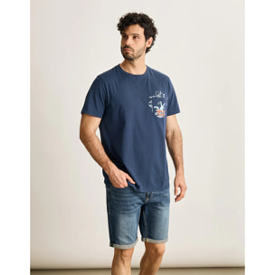 Camiseta Manga Corta Azul Marino - Rory