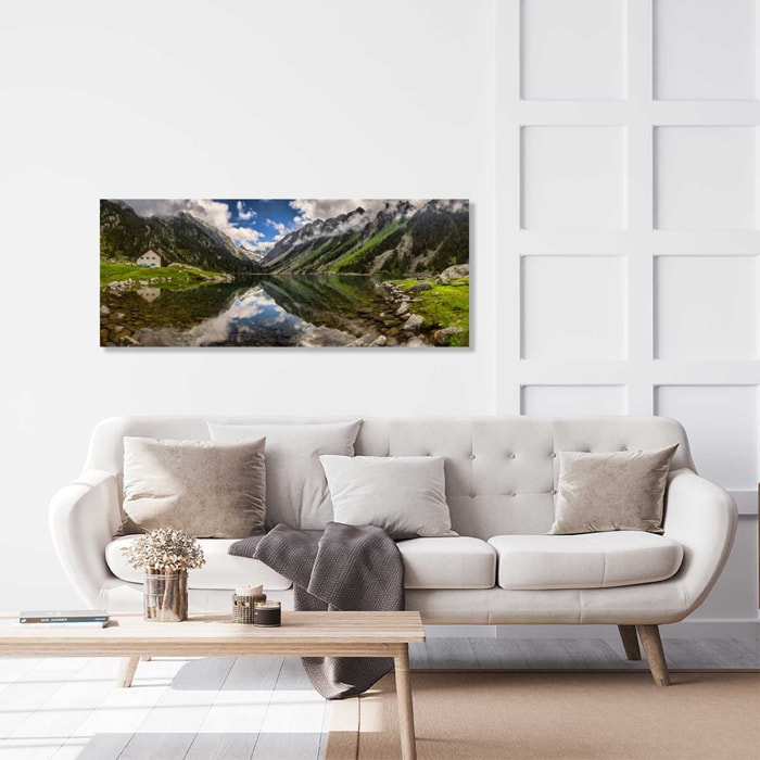 Tableau panorama sur montagne Tableau alu Dibond