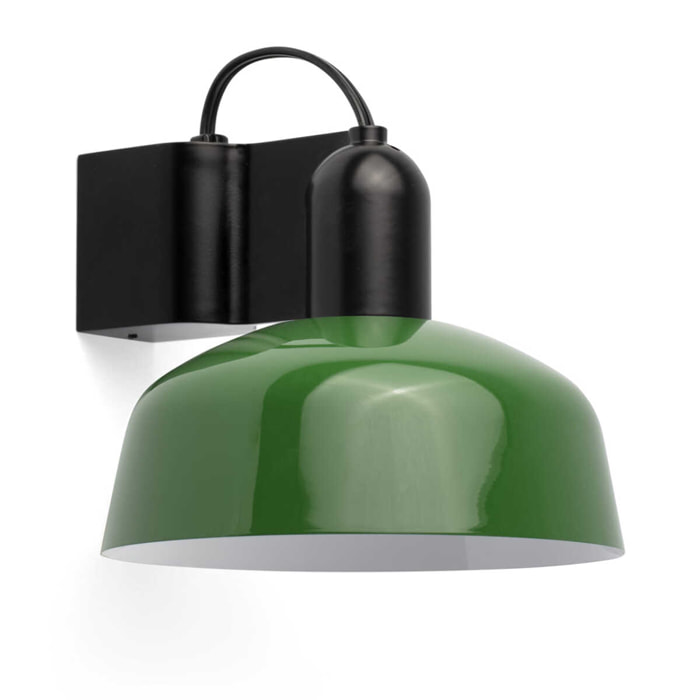 TATAWIN Lampada metallo da parete verde