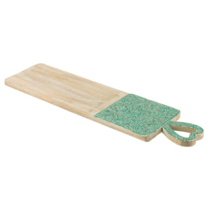 J-Line planche Coeur Mosaïque Long - bois - vert