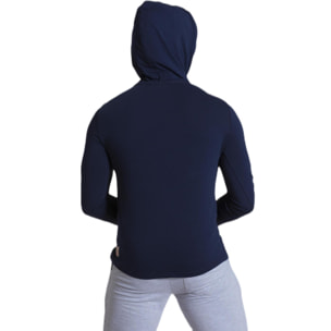 T-shirt da uomo con cappuccio maniche lunghe Leone 1947 Apparel