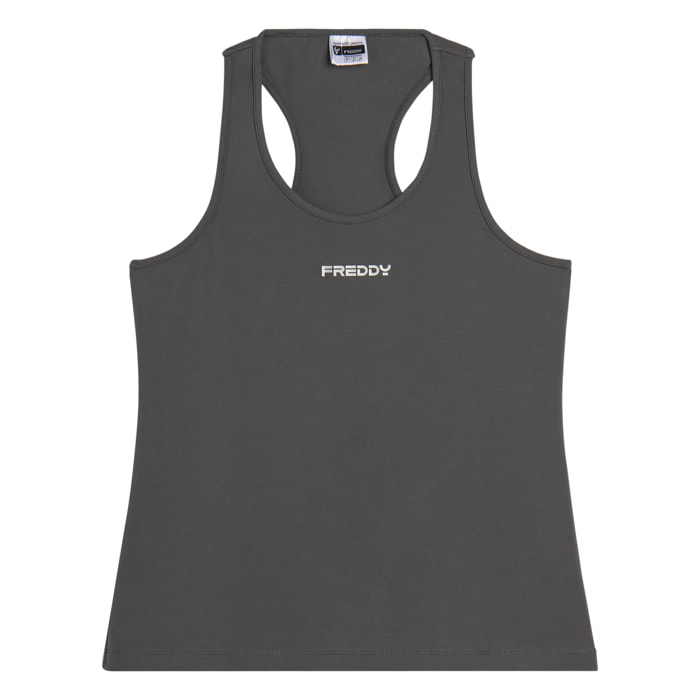 Canotta Donna in Jersey Elasticizzato