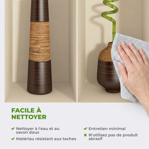 Stickers muraux 3D | Sticker Mural Autocollant effet 3D bambou - Stickers adhésifs 3D Chambre Salon Trompe l'oeil