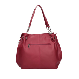 Borsa a mano da donna Made in Italy - Modello Ereba - 100% pelle - 38.0 x 30.0 x 12.0 cm