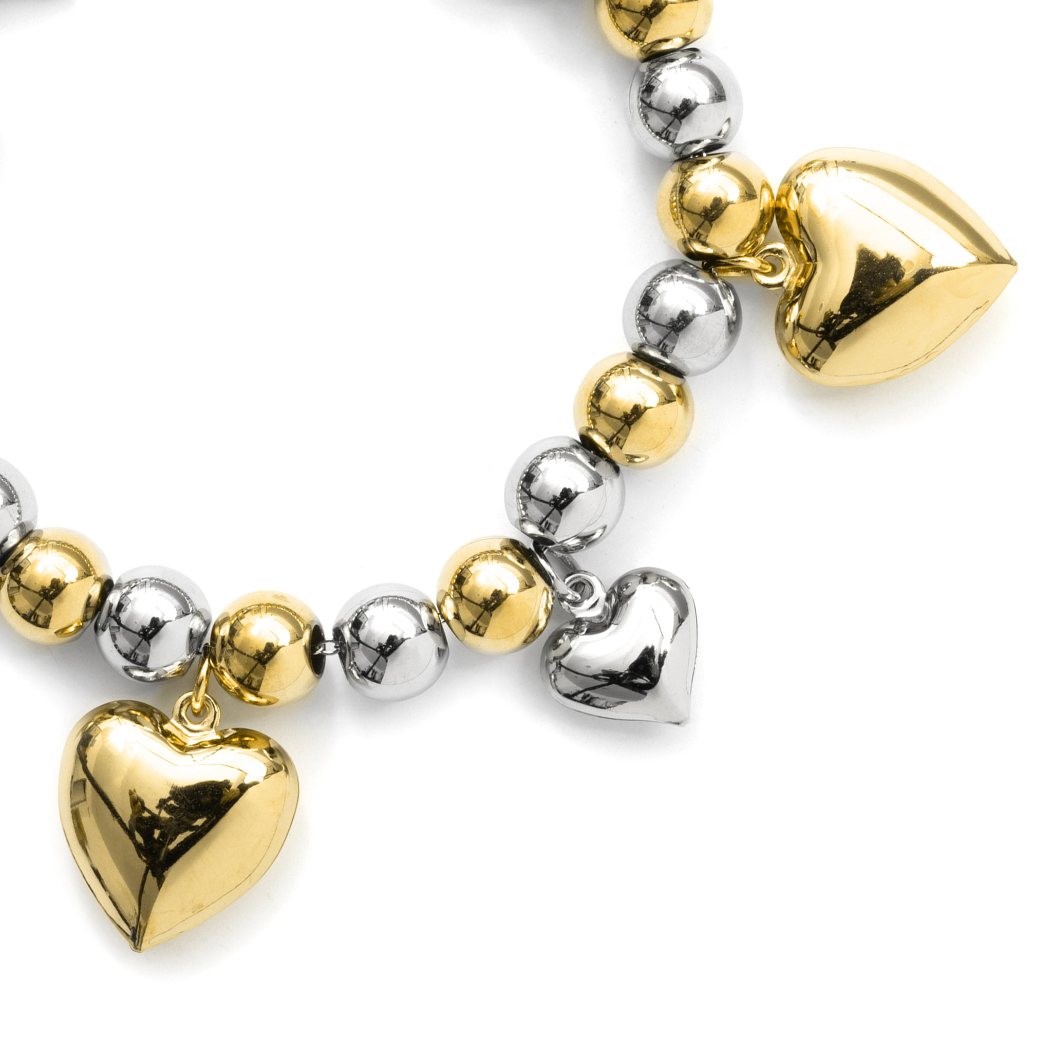 Pulsera Dassa acabado oro 18k y plata