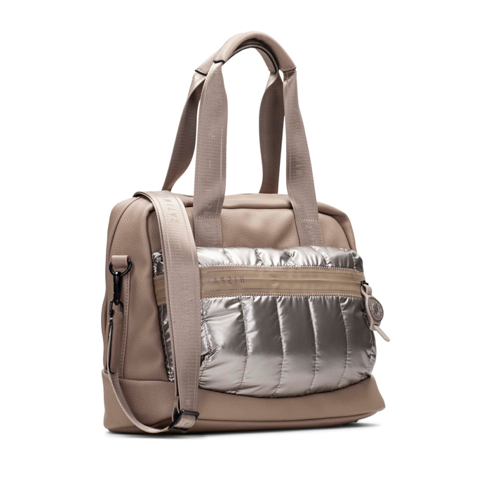 Bolso de Hombro  Taupe 34 x 29 x 14 cm