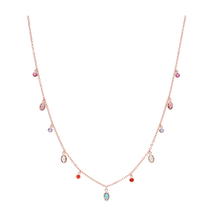 Collar Orsu acabado oro rosa 18k