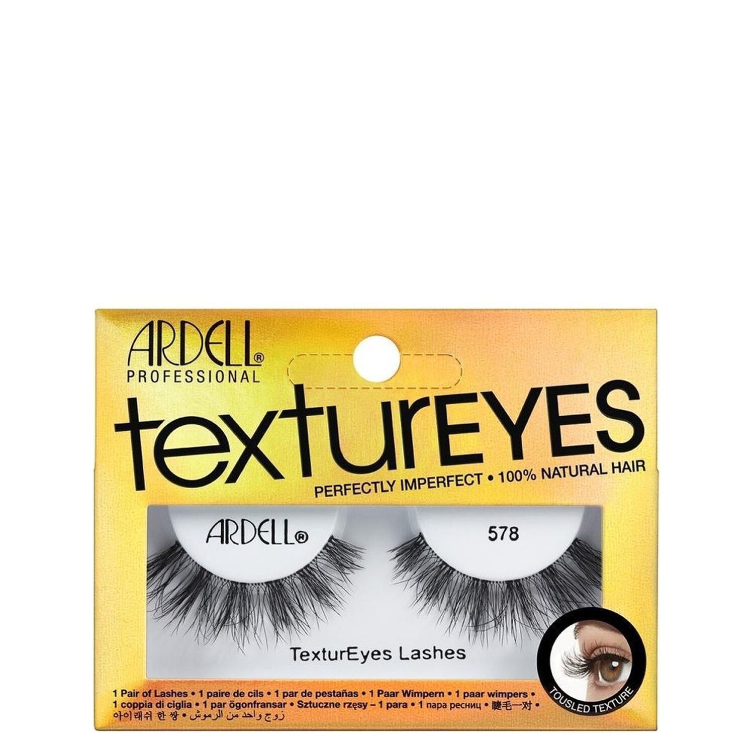 Textureyes Lashes - Faux Cils cheveux texturés 100% naturels 578