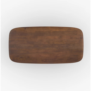 Table rectangulaire en bois de manguier massif 6 places - Maya