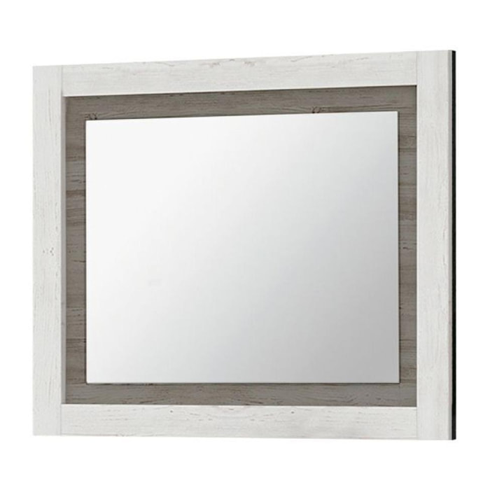 Espejo rectangular Kira Andersen Pino - Gris