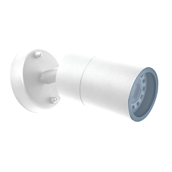 Forlight Pixa Simple alique de uso interior y exterior para bombilla GU10 en color blanco