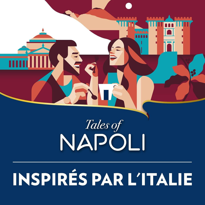 Café Tales Of Napoli x30.  Capsules compatibles Nespresso en aluminium