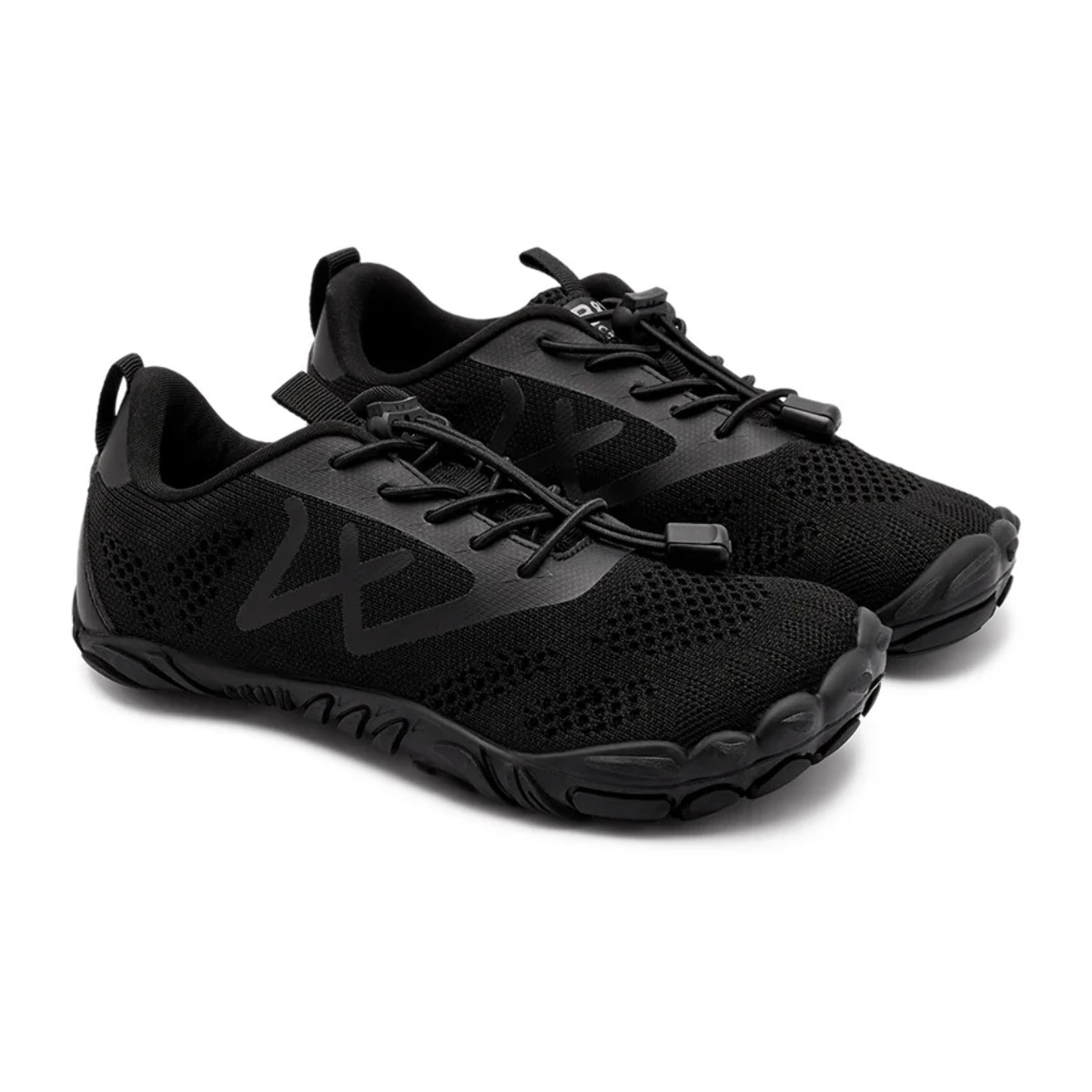Zapatillas Deportivas Barefoot Goflex  Canvas en Negro