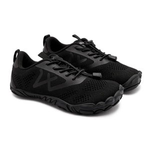 Zapatillas Deportivas Barefoot Goflex  Canvas en Negro
