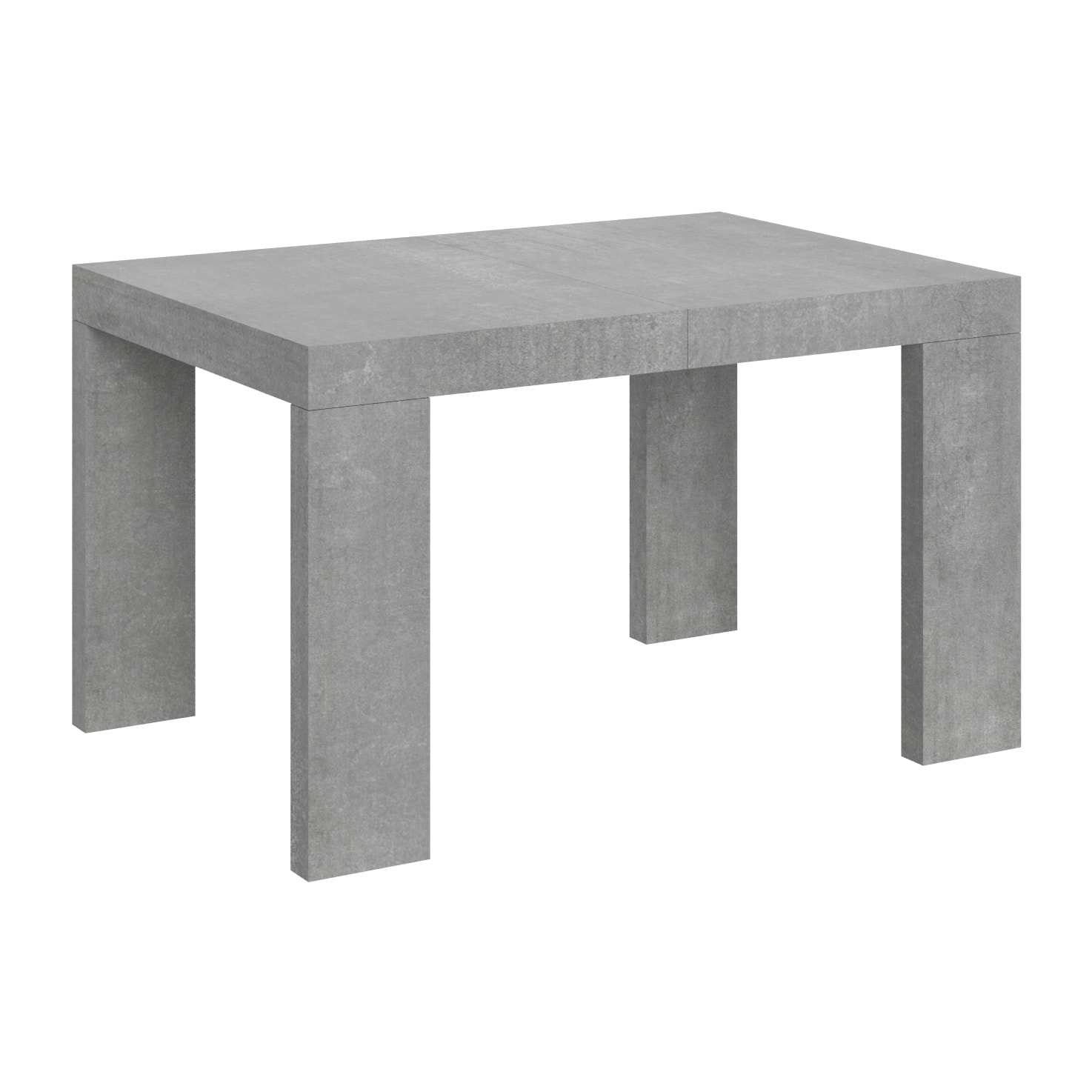 Table extensible 90x140/244 cm Roxell Gris Béton