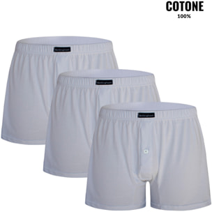 3 Boxer Uomo Cotone Mercerizzato NOTTINGHAM, Art. 7100
