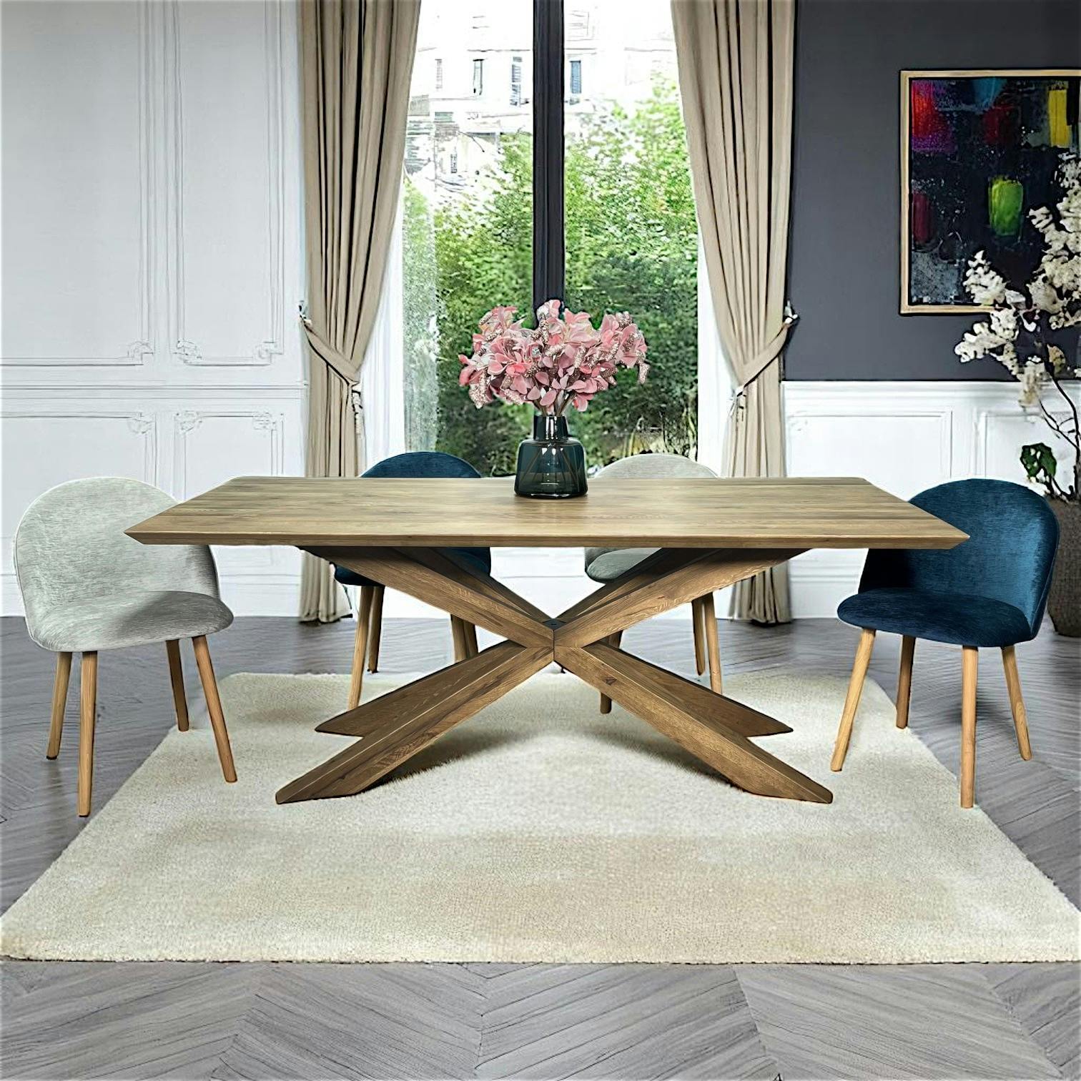 Table mikado en chêne 200 cm MANHATTAN