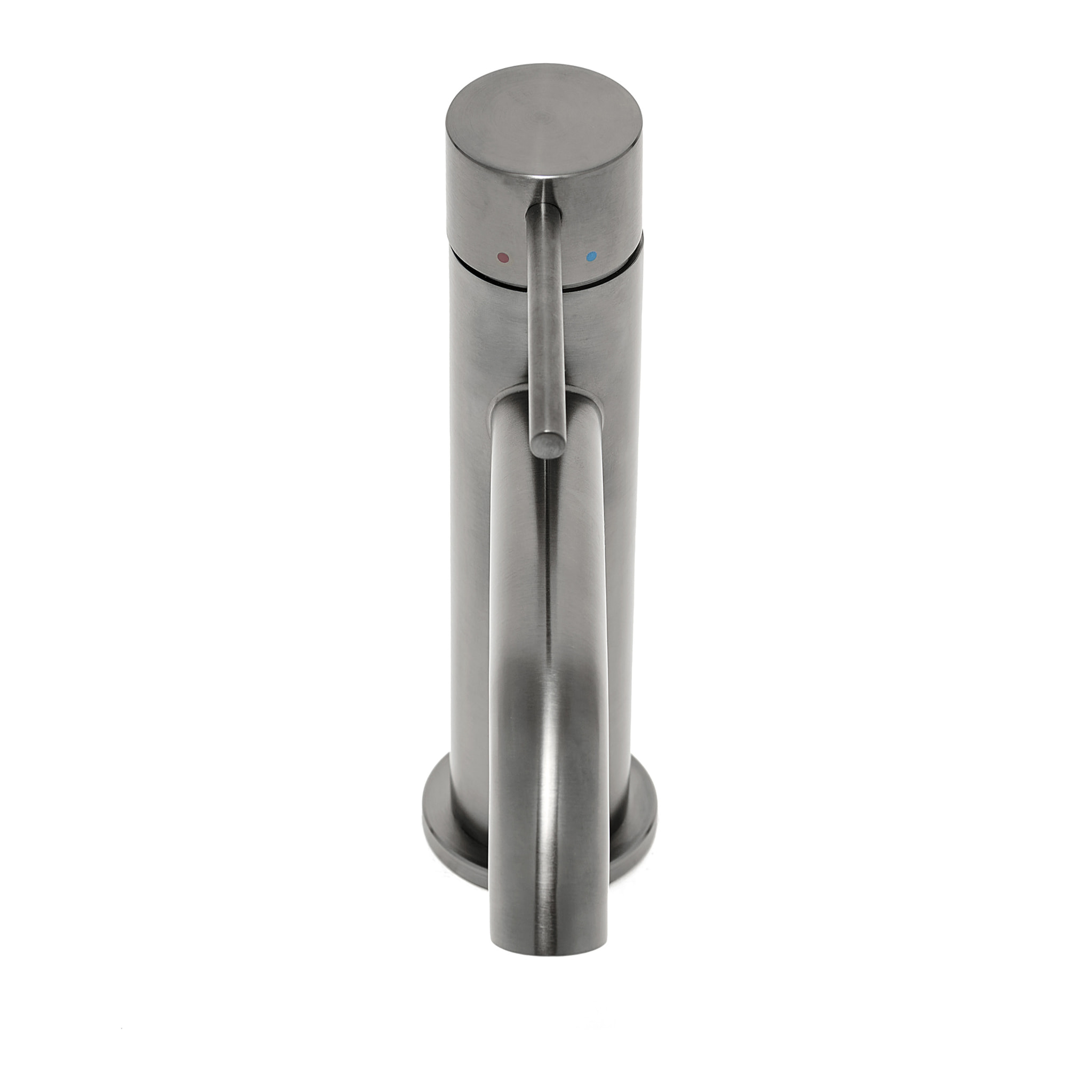 Aurum mitigeur de lavabo, sans vidage, gun métal brossé SATBAUR271BGM avec une garantie de 5 ans