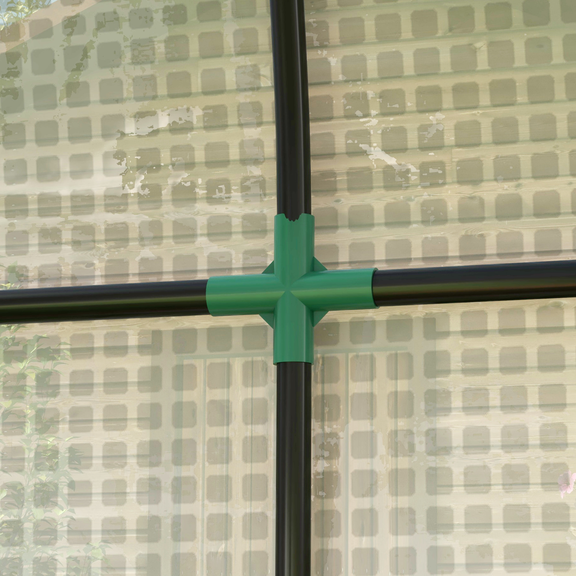 Invernadero Pequeño Invernadero de Exterior con Doble Puerta con Cremallera y Cubierta de PE Invernadero para Cultivar Plantas Flores 200x100x178 cm Blanco