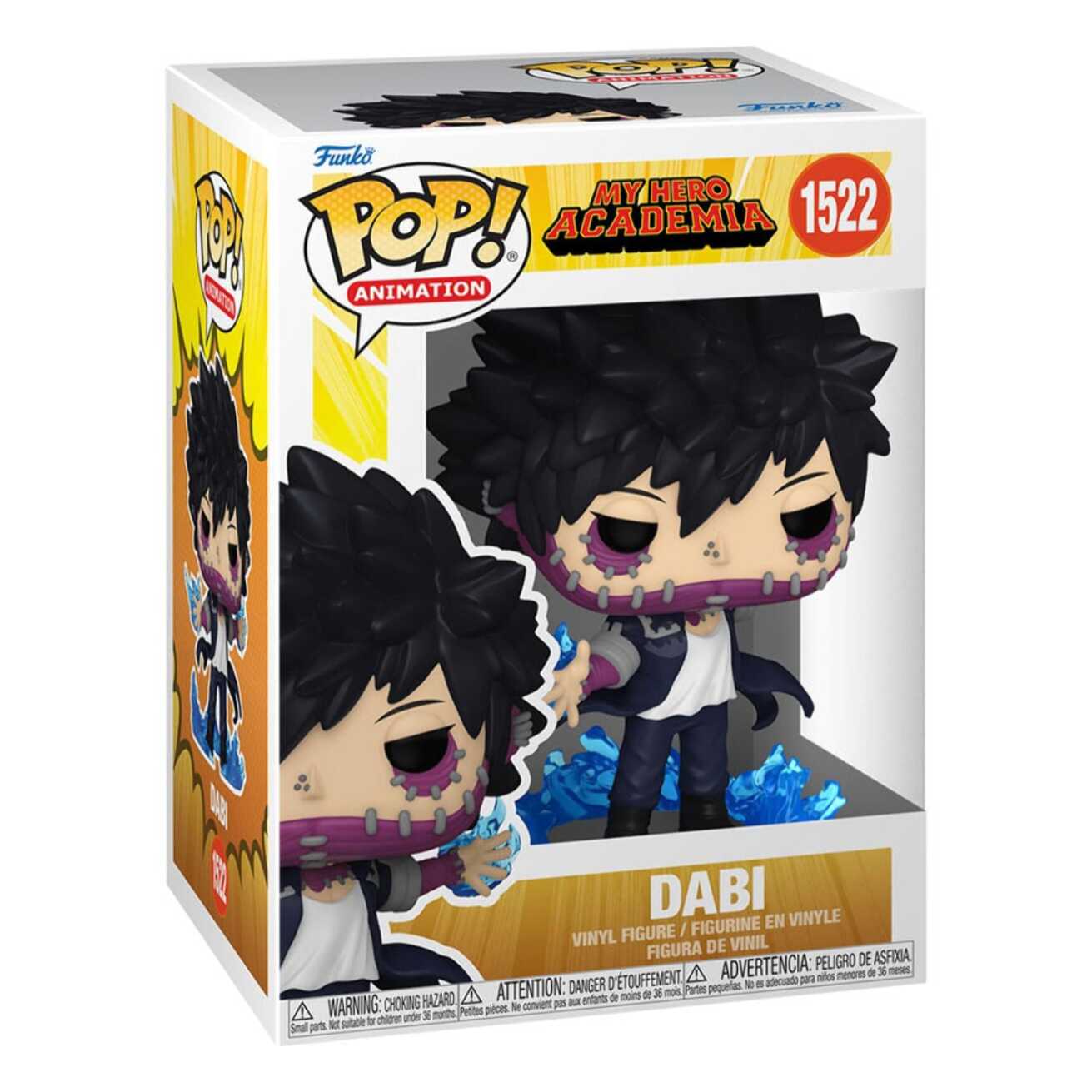 My Hero Academia Pop! Animation Figure in Vinile Dabi (Fiamme Blu) 9 Cm Funko