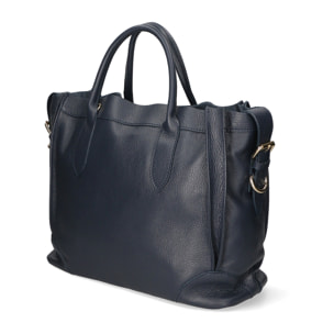 Borsa a mano da donna - Modello Doralice - Vera pelle - 38.0 x 31.0 x 17.0 cm