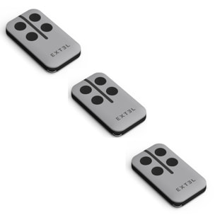 Lot de 3 télécommandes Extel Umii pour motorisation