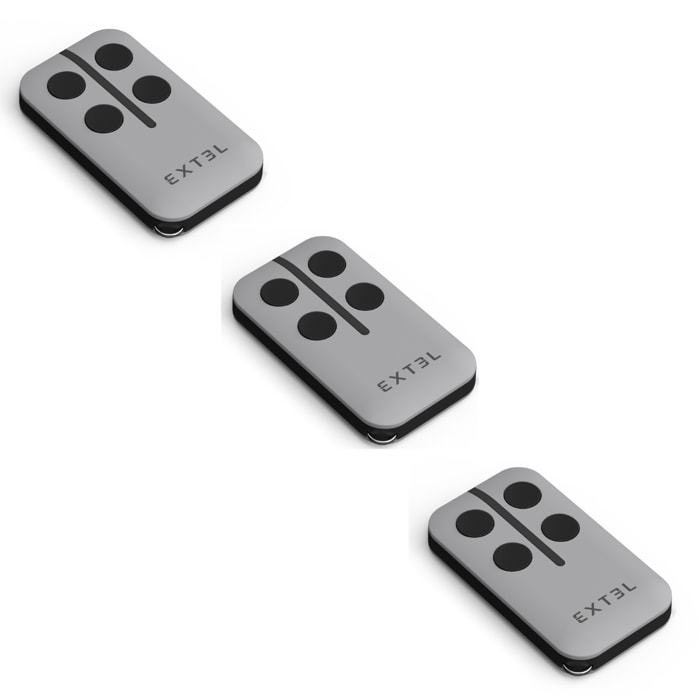 Lot de 3 télécommandes Extel Umii pour motorisation