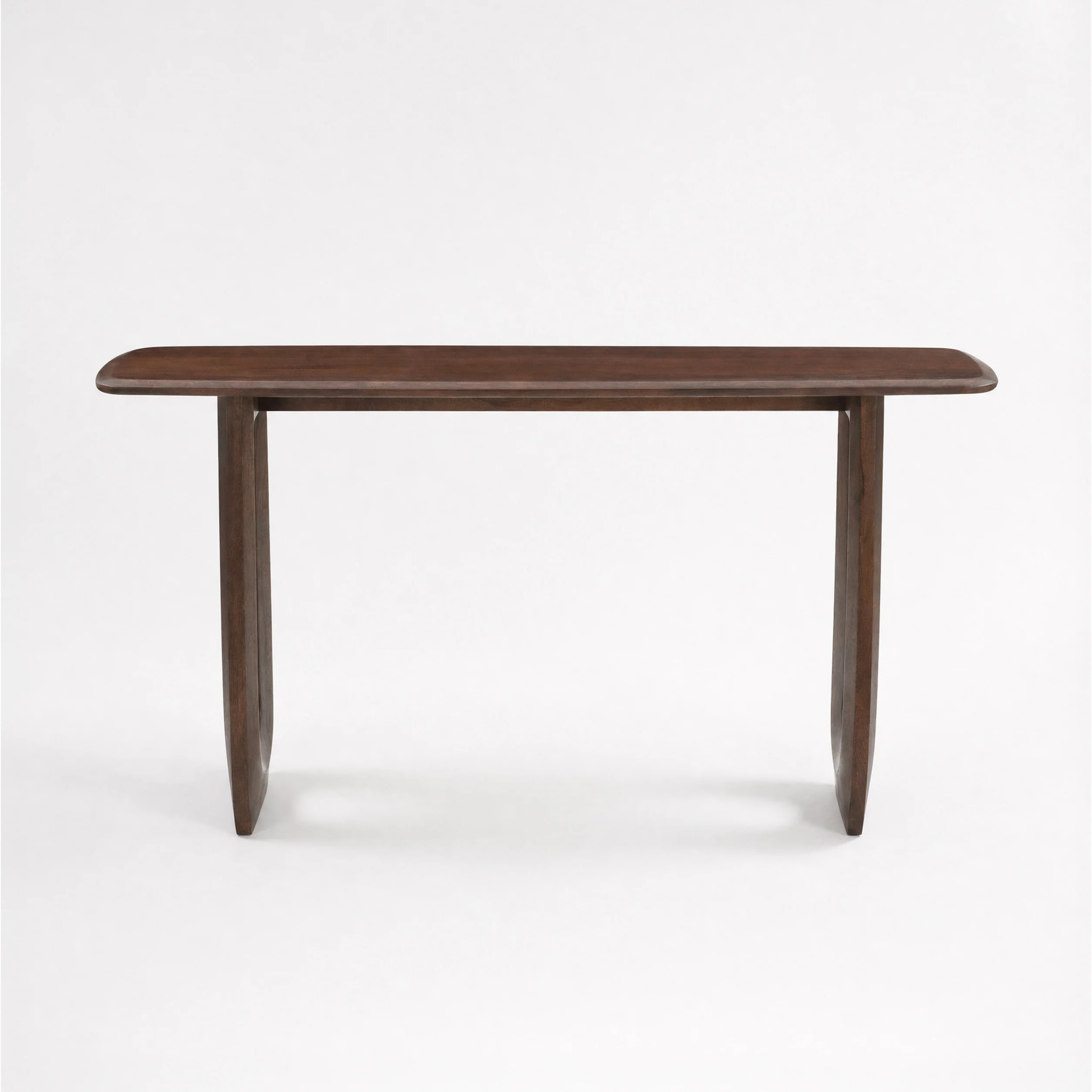 Console en bois de manguier massif marron foncé 150 cm - Maya