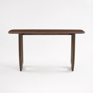 Console en bois de manguier massif marron foncé 150 cm - Maya