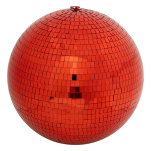 SUSP BOULE DISCO ROUGE D40