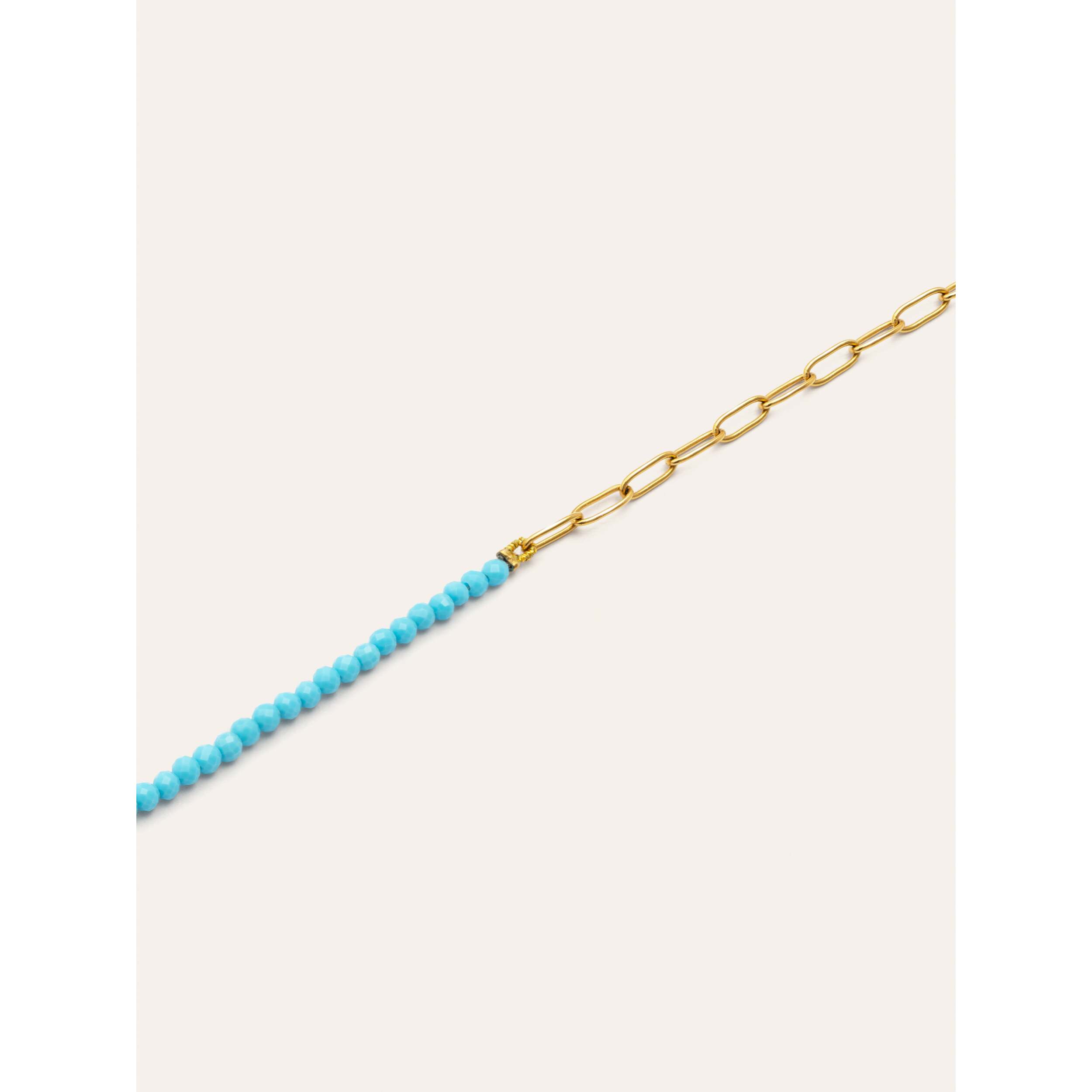 Pulsera Chic Turquoise Acero Baño Oro