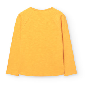 Camiseta punto flamé de niña -BCI