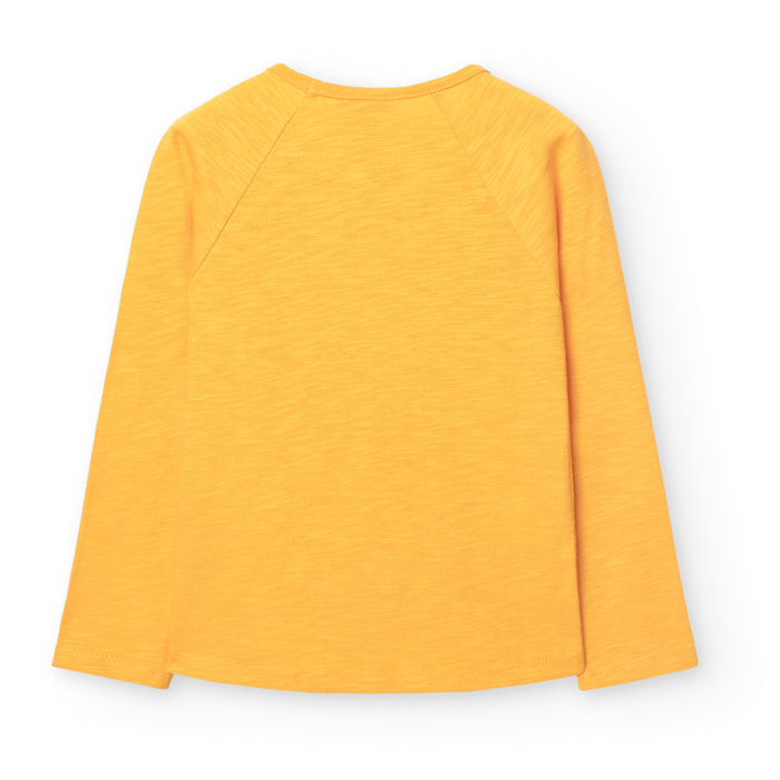 Camiseta punto flamé de niña -BCI