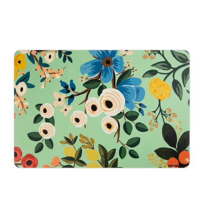 Set 6 Sets de Table Excelsa – Fiori Frida, Plastique Multicolore