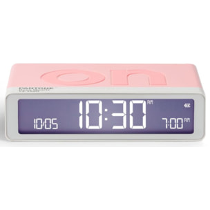 Réveil LEXON x Pantone Flip Classic Rose Quartz