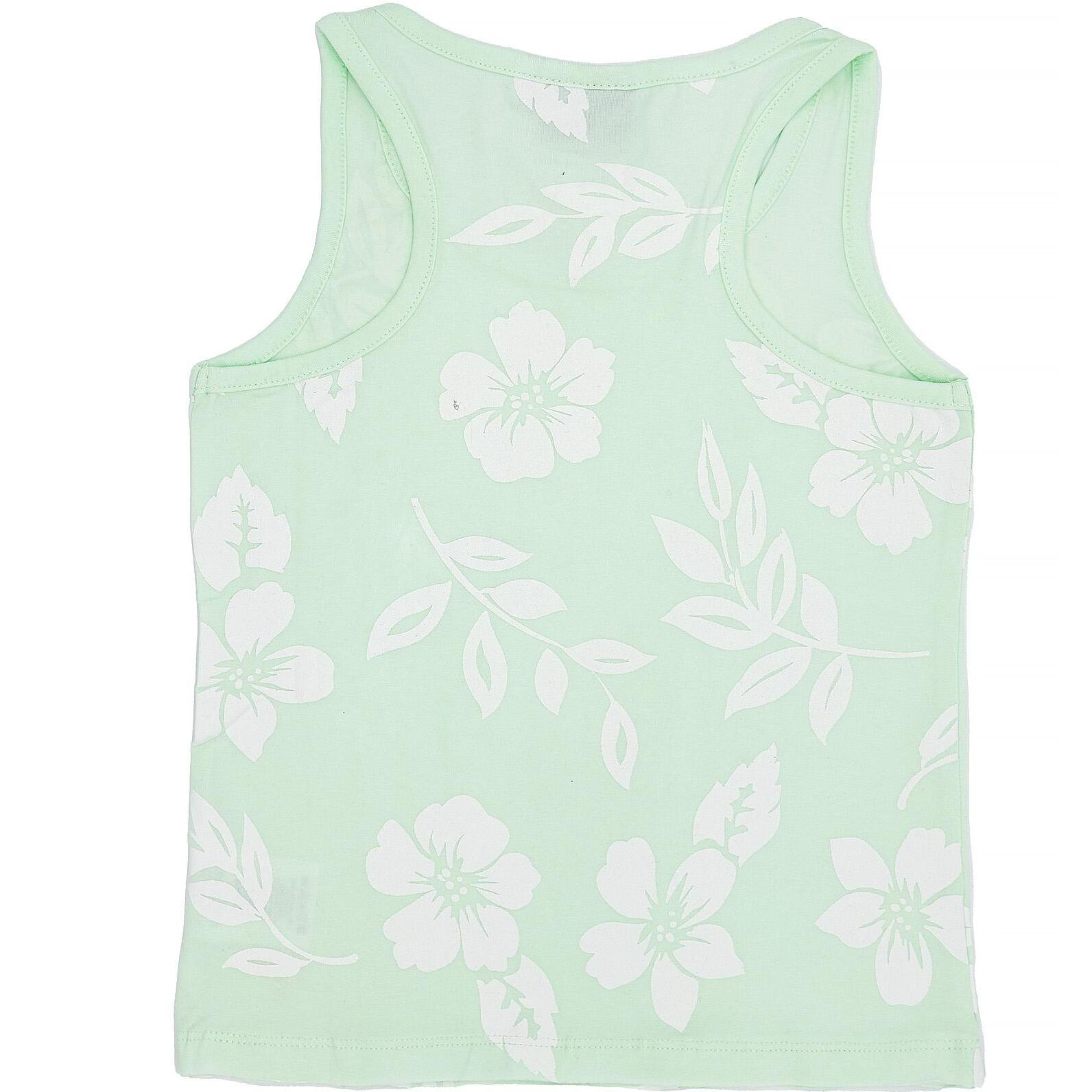 Camiseta de manga corta de niña con logo pequeño foil