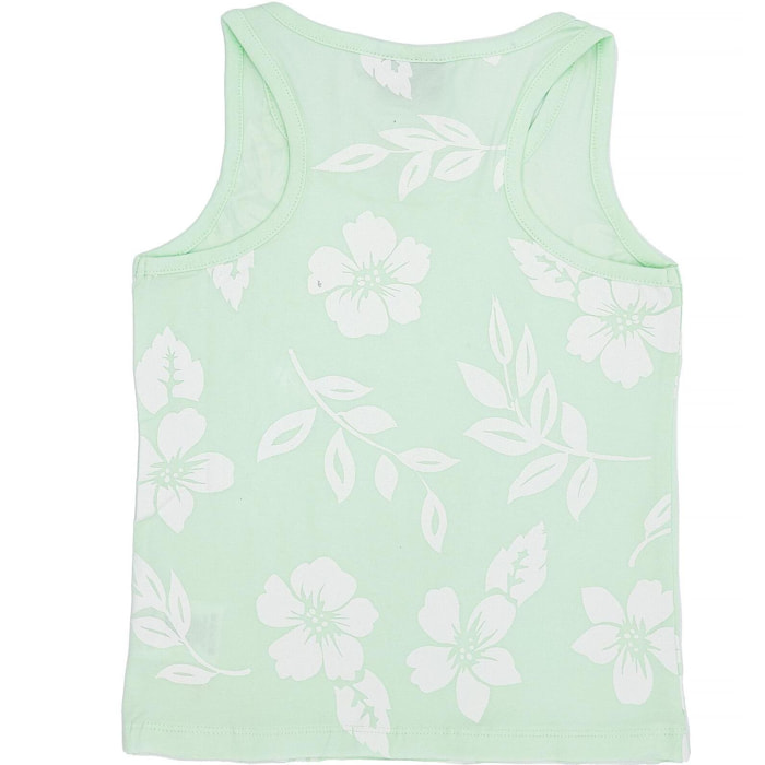 Camiseta de manga corta de niña con logo pequeño foil