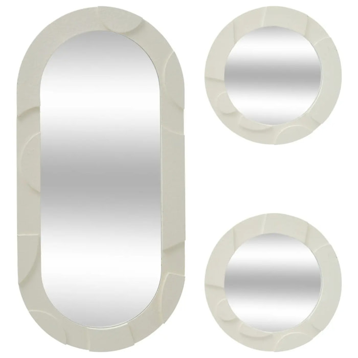 Lot de 3 miroirs Anny
