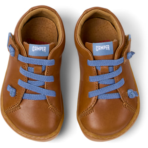 Sneakers - CAMPER Peu Cami - Marrone - Pelle liscia