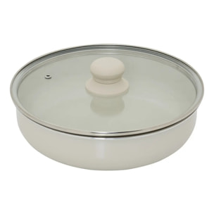 Batterie de cuisine Essentiels 12 pièces beige