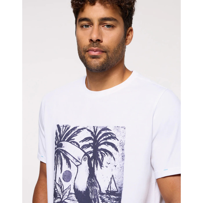 Camiseta Manga Corta Blanco - Mazer