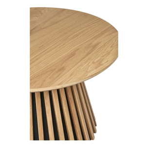 Tavolino da salotto Osaka in rovere naturale ø70 cm
