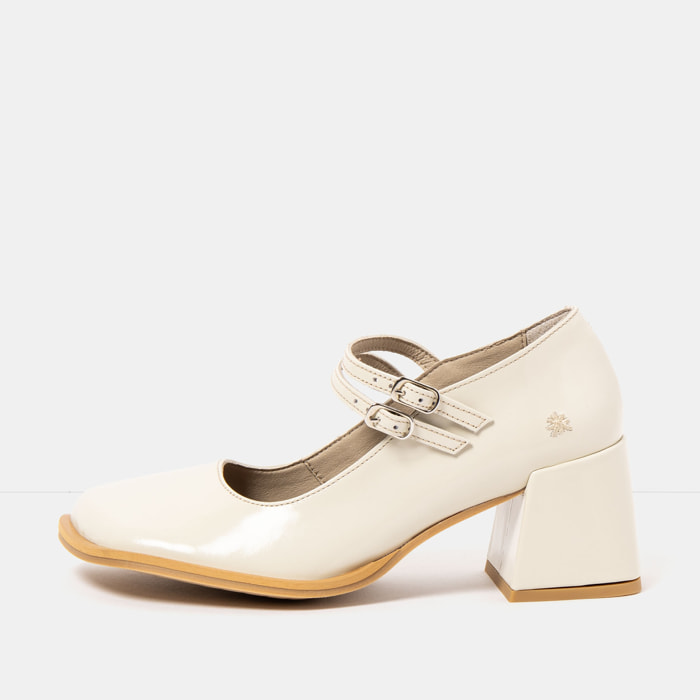 Zapatos 1704 NAPPA SHINNY CREAM / VERONA color Cream